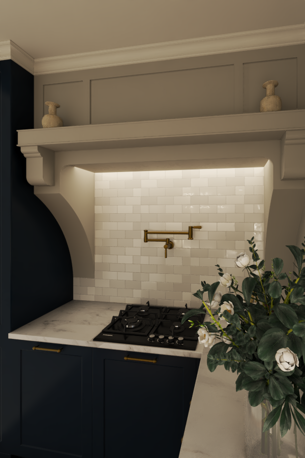 Obudowa okapu klasyczny styl